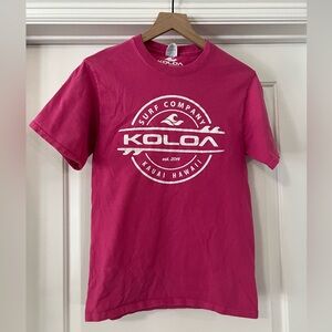 Koloa Surf Company Pink T-Shirt